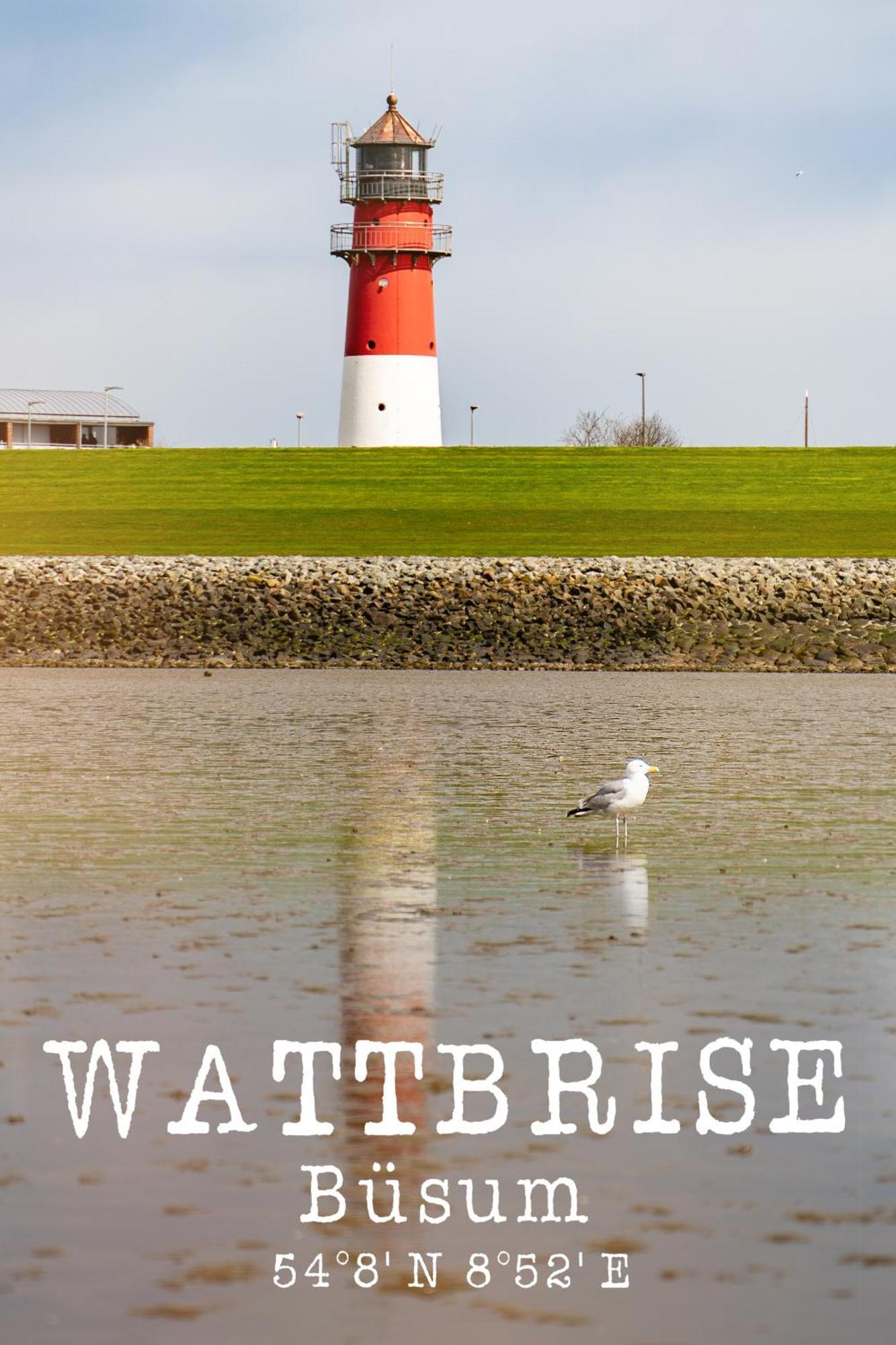 Ferienhaus Wattbrise 부숨 외부 사진