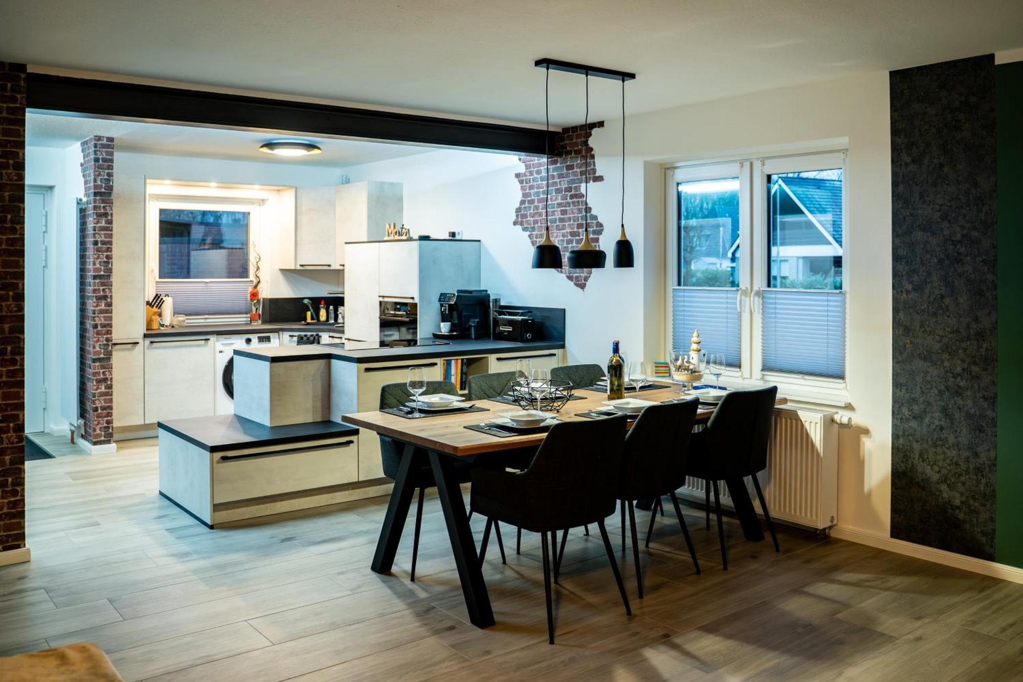Ferienhaus Wattbrise 부숨 외부 사진