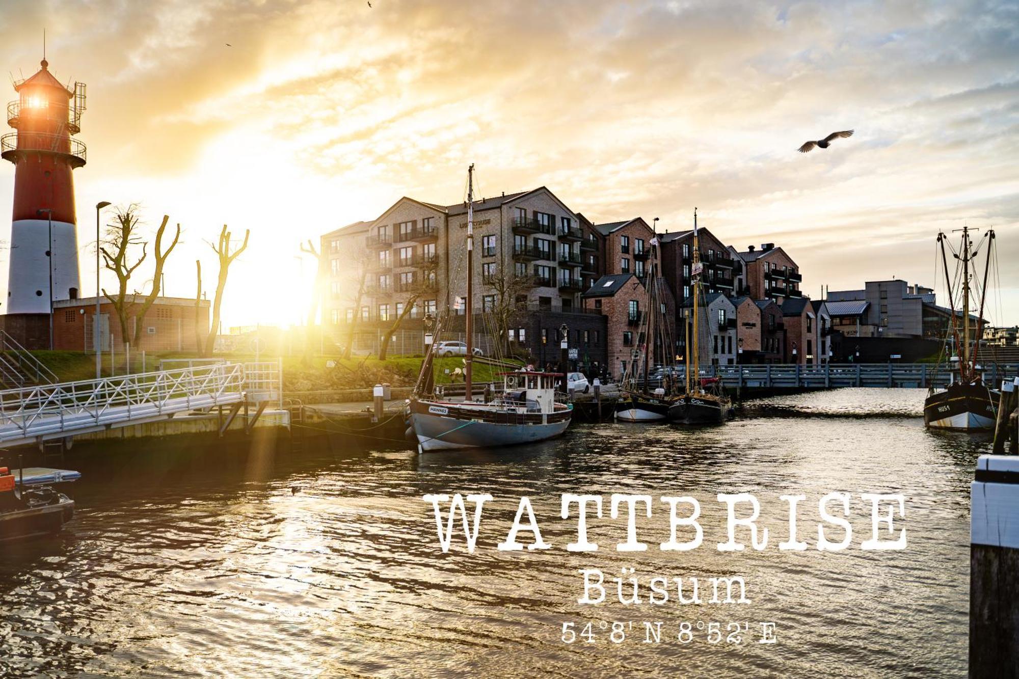 Ferienhaus Wattbrise 부숨 외부 사진