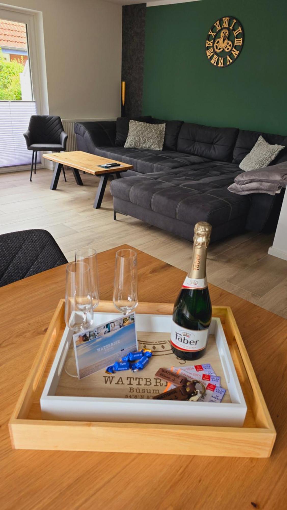 Ferienhaus Wattbrise 부숨 외부 사진
